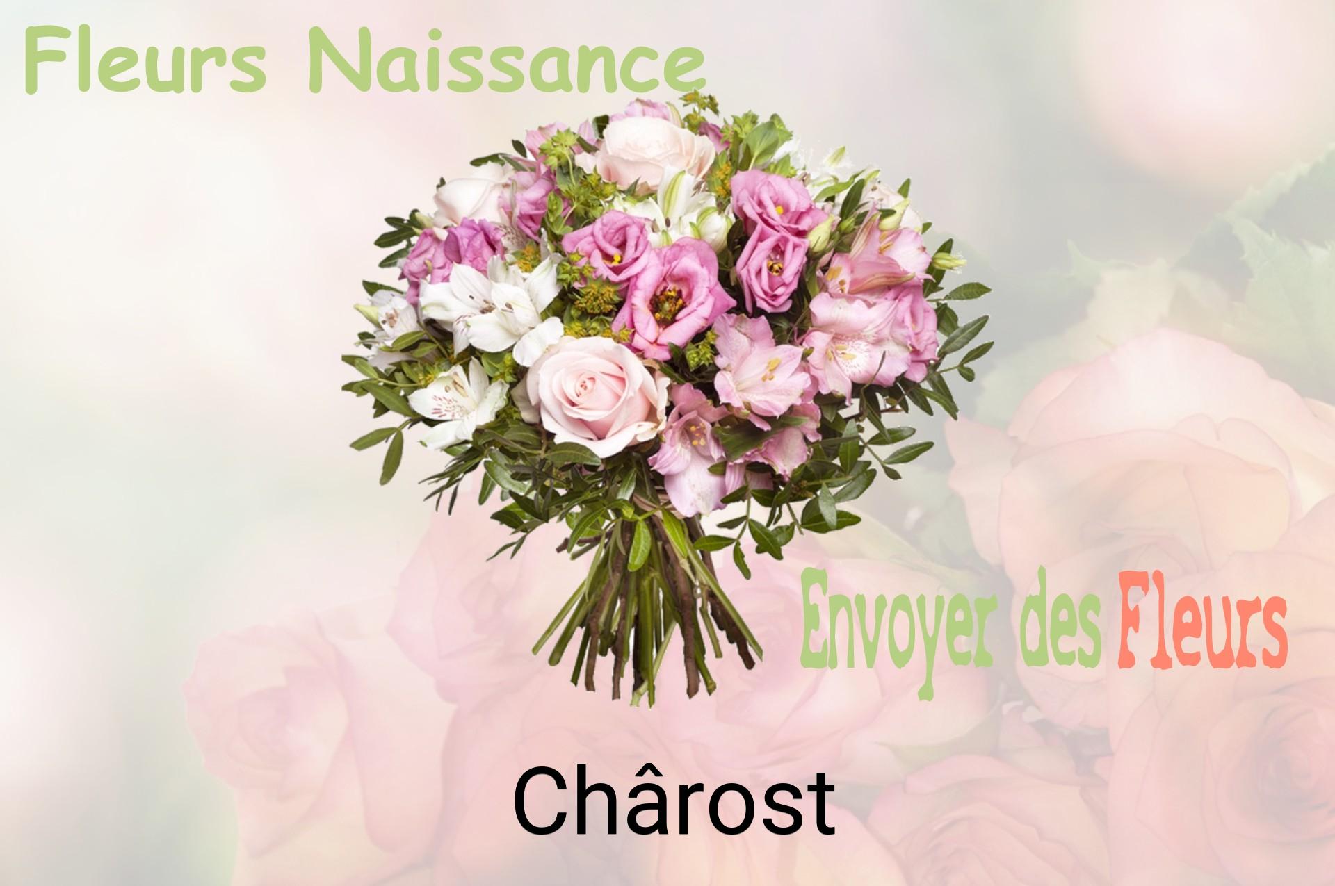 Bouquet de fleurs de naissance livré à Chârost